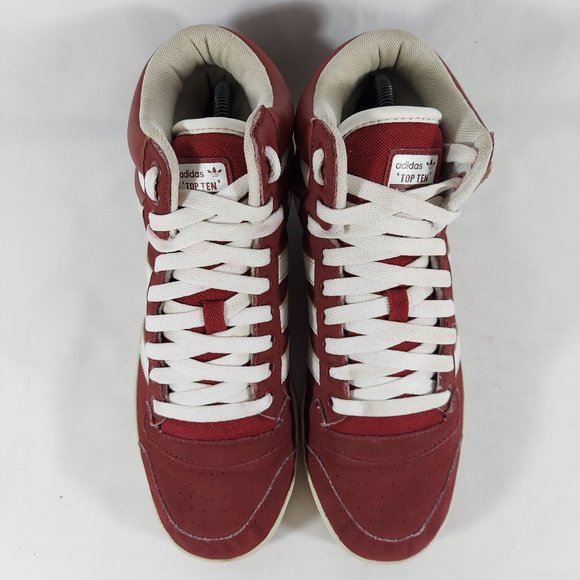 Adidas Vintage 2009 Top Ten High Red White G07959 main image 6